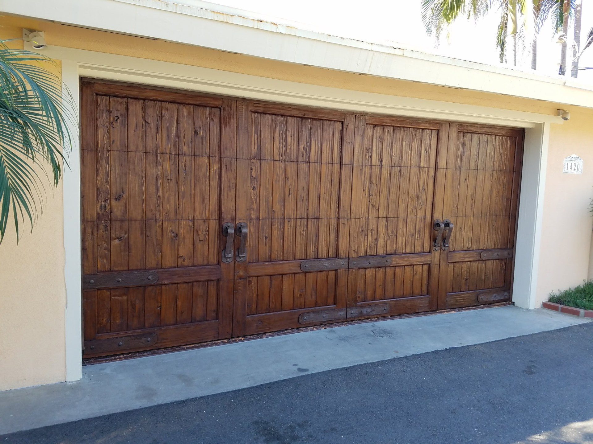 Garage door after